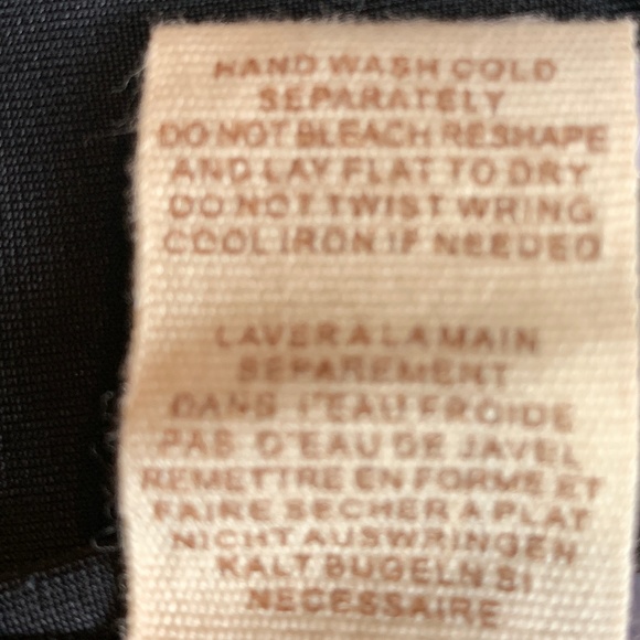 FREE PEOPLE M Velvet Lace Empire Waist Dress Black - Picture 7 of 7